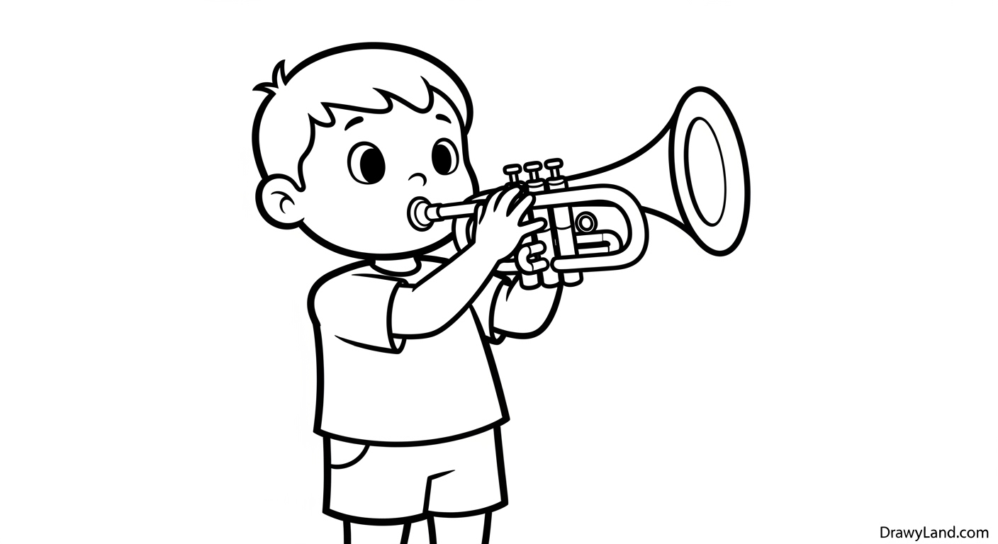 Free Printable Music Coloring Book Pages musical instrument illustrations for a music coloring book