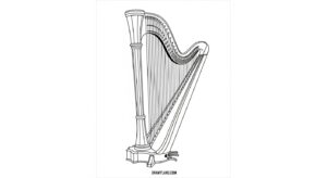 Free Printable Musical Instruments Coloring Pages musical instruments coloring pages 7