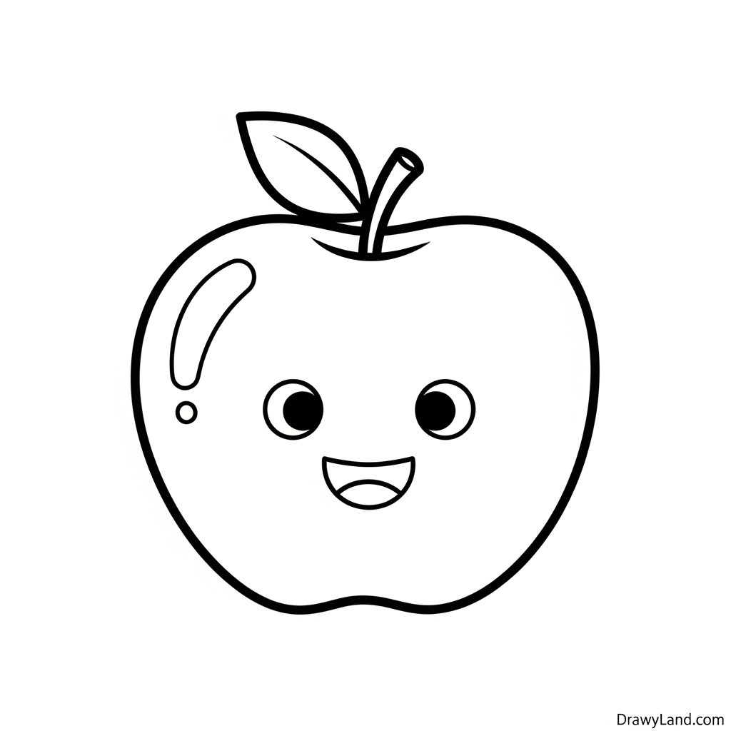 Simple number 1 coloring pages for toddlers