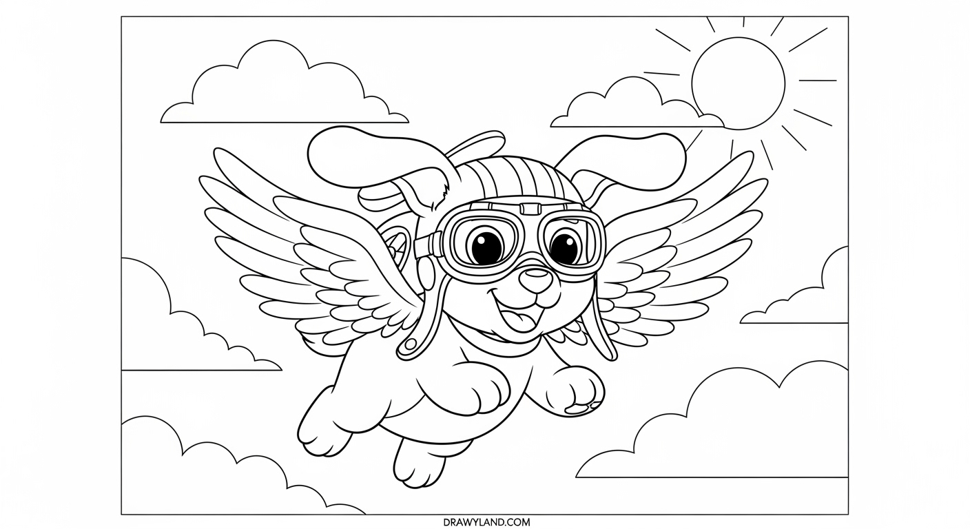 Free Printable Paw Patrol Coloring Pages for Kids paw patrol coloring 2