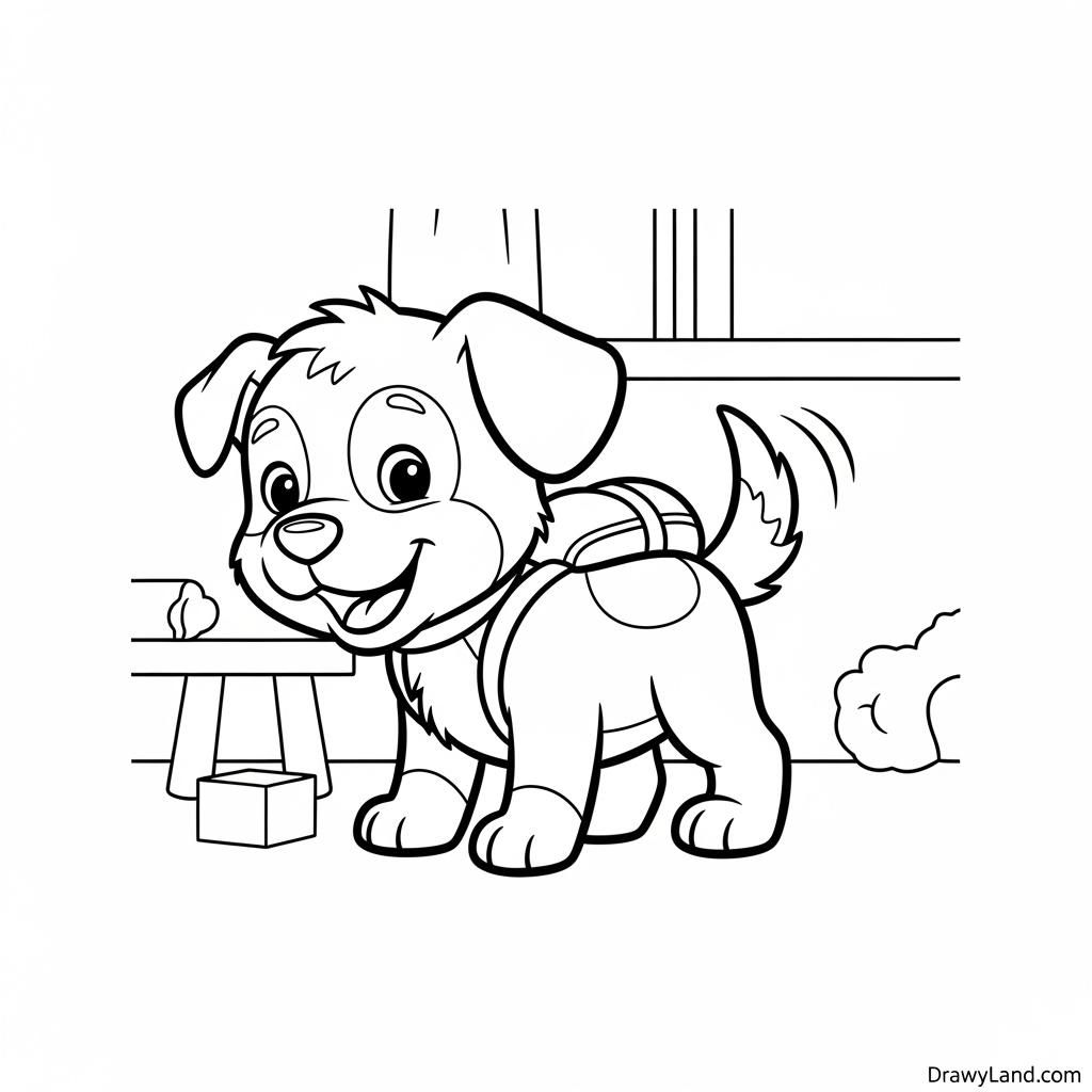 Free Paw Patrol Print Out Coloring Pages for Kids Paw Patrol team ready for action print out