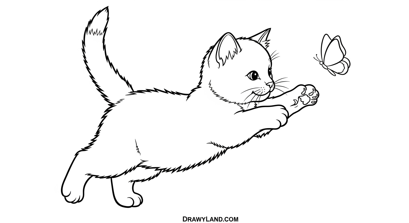 Free Printable Pets Coloring Pages for Little Artists a finished pets coloring page used in a kids craft project