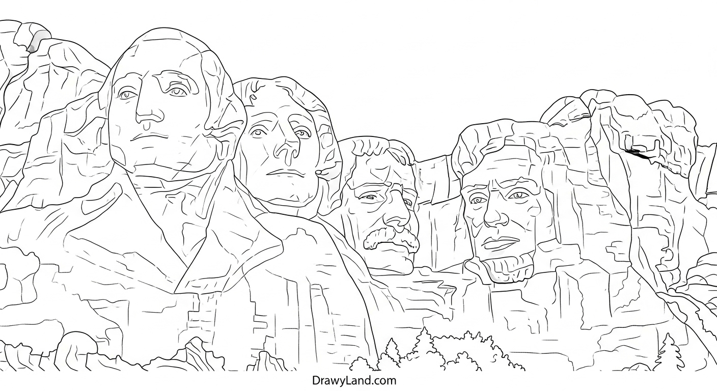 Free Printable President Coloring Pages for Kids White House coloring pages of presidents for children