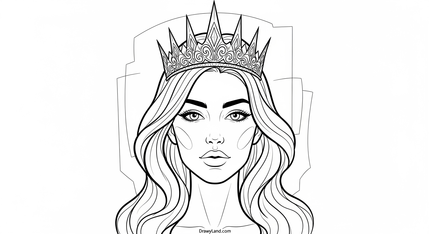 Free Printable Princess Images to Color magical unicorn and princess images to color