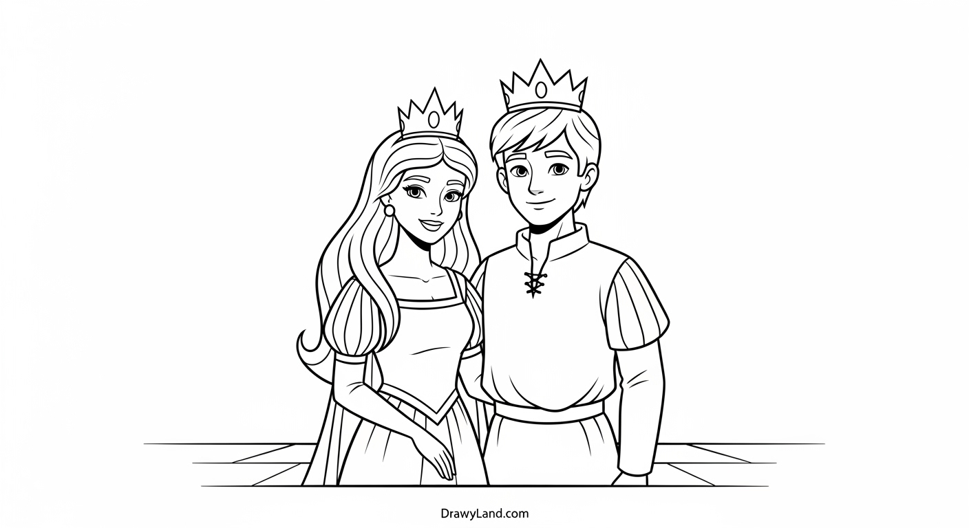 Free Printable Princess Images to Color princess birthday party images to color