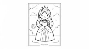 Free Printable Princess Images to Color princess images to color 7