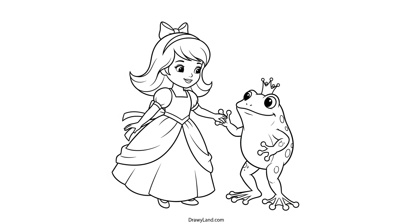 Free Printable Princess Tiana Coloring Pages for Kids printable tiana and naveen coloring pages for preschoolers