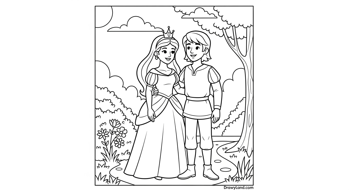 Free Printable Princesses Coloring Pages easy toddler princesses coloring pages free art