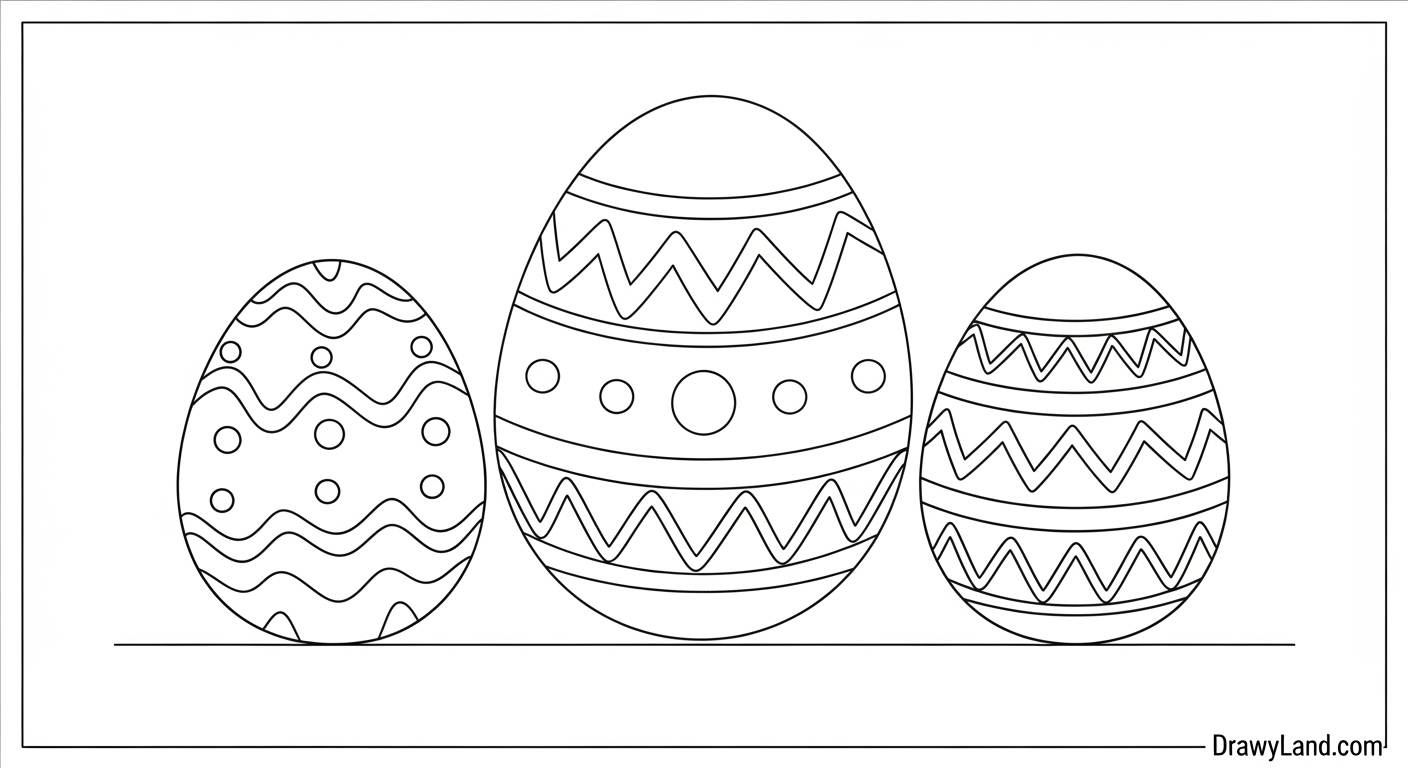 Free Printable Easter Egg Coloring Pages creative Easter egg craft idea for kids