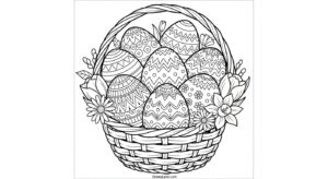 Free Printable Easter Egg Coloring Pages print easter eggs 7