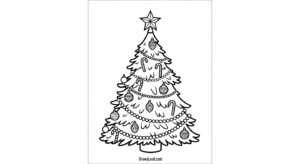 Free Printable Christmas Tree Coloring Pages printable christmas tree coloring pages 7