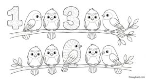 Free Printable Color Numbers Pages for Preschoolers printable color numbers 7