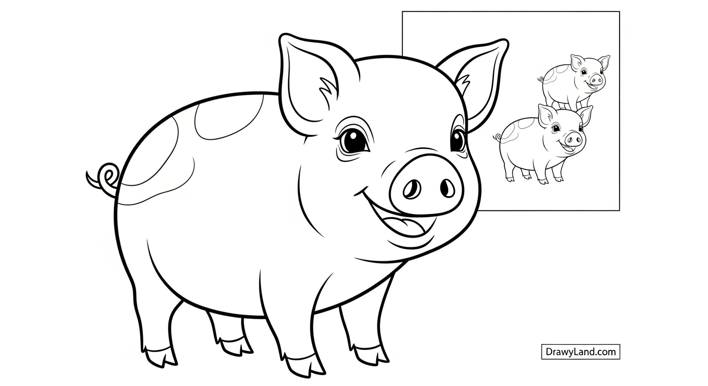 Awesome & Free Printable Moana Coloring Pages pua and hei hei coloring sheets free printable