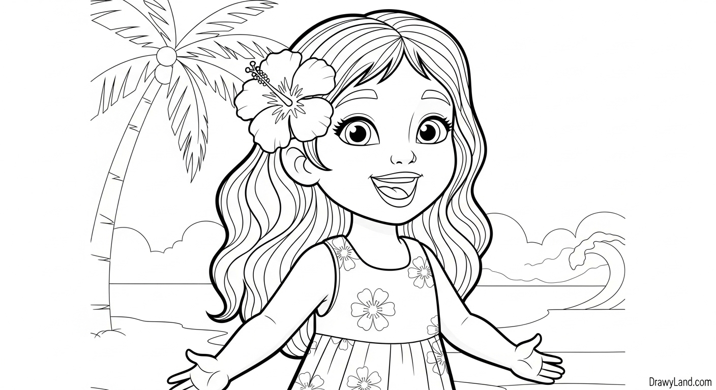 Awesome & Free Printable Moana Coloring Pages printable coloring pages moana for kids
