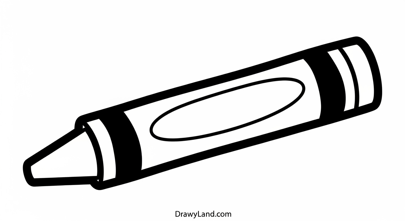 Awesome & Free Printable Crayon Template large crayon template for bulletin board decoration