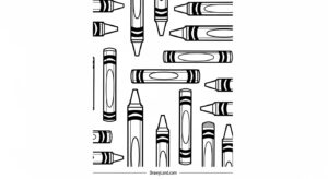 Awesome & Free Printable Crayon Template printable crayon template 7