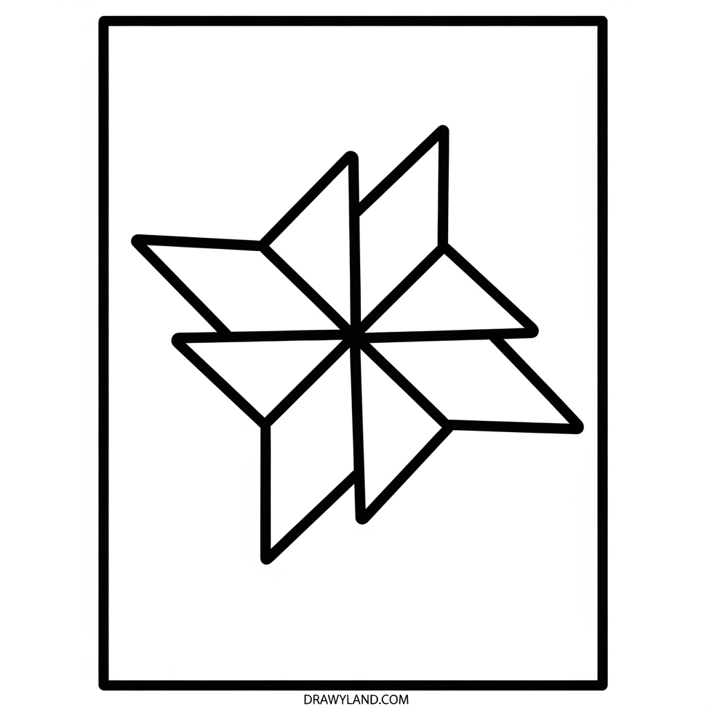 vibrant colored pencils next to a geometric quilt pattern