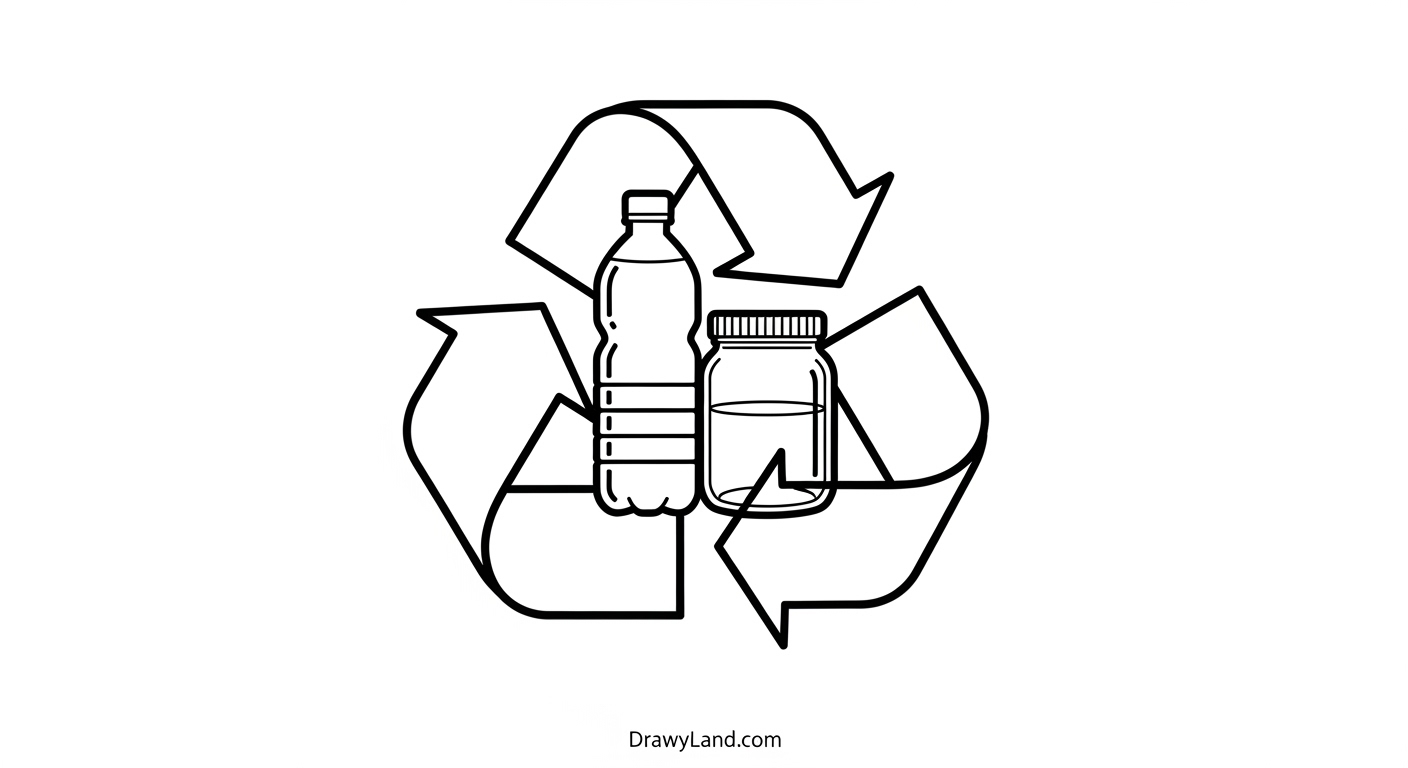 Free Printable Recycling Coloring Sheets for Kids Happy Earth Day coloring pages for preschoolers