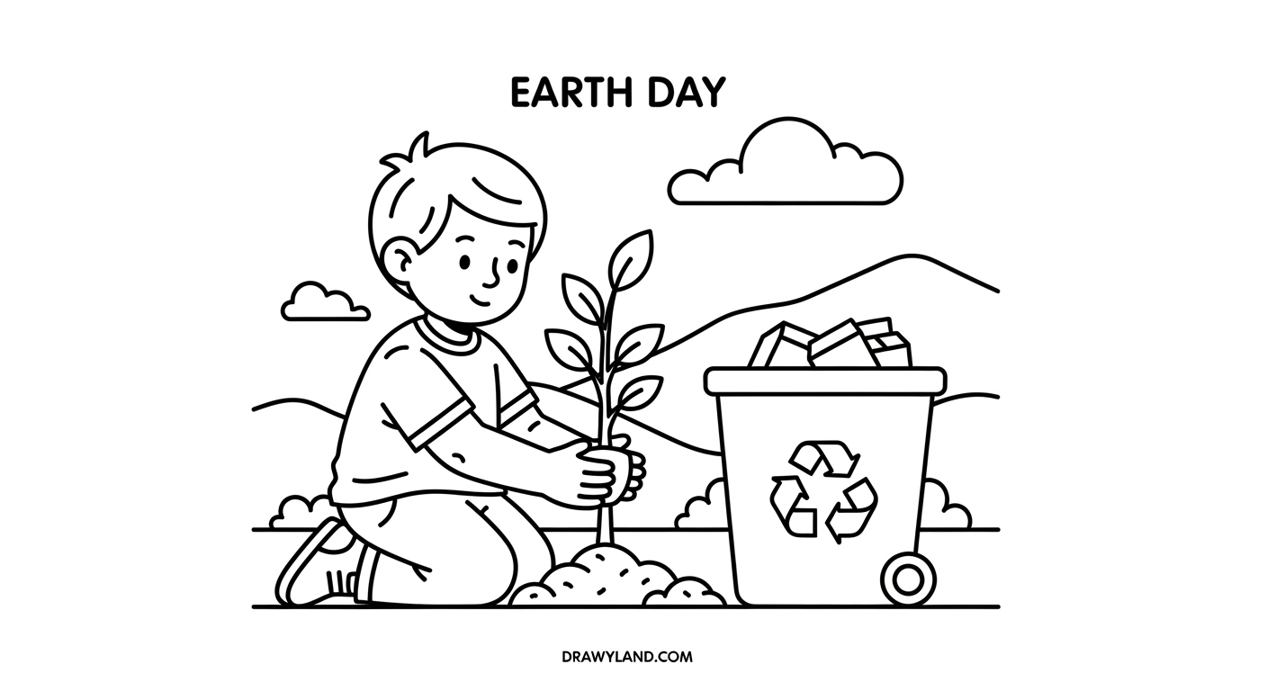 Free Printable Recycling Coloring Sheets for Kids Reduce reuse recycle coloring pages for kids