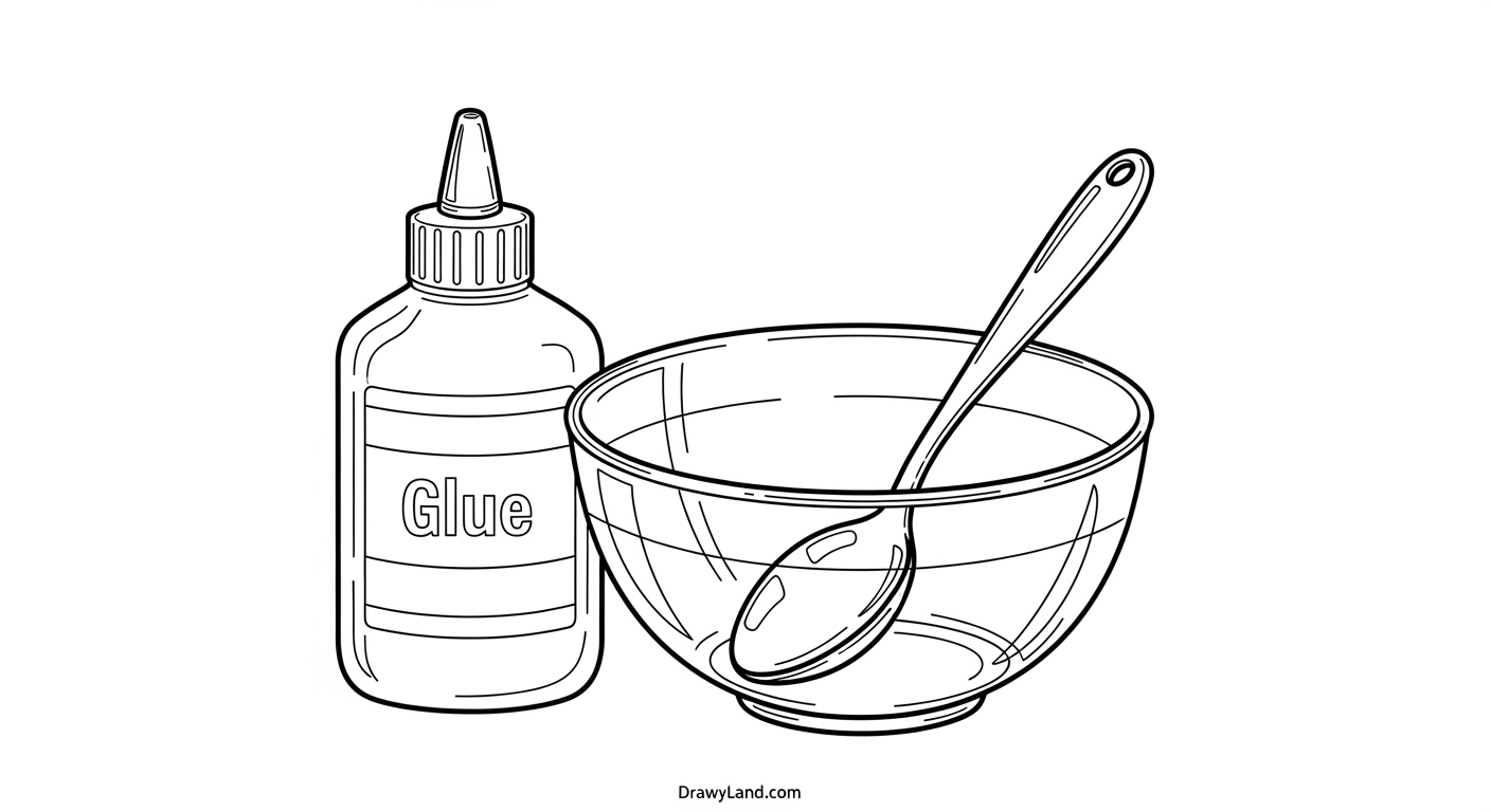 Free Printable Slime Coloring Pages for Kids happy slime monster coloring sheet for preschoolers