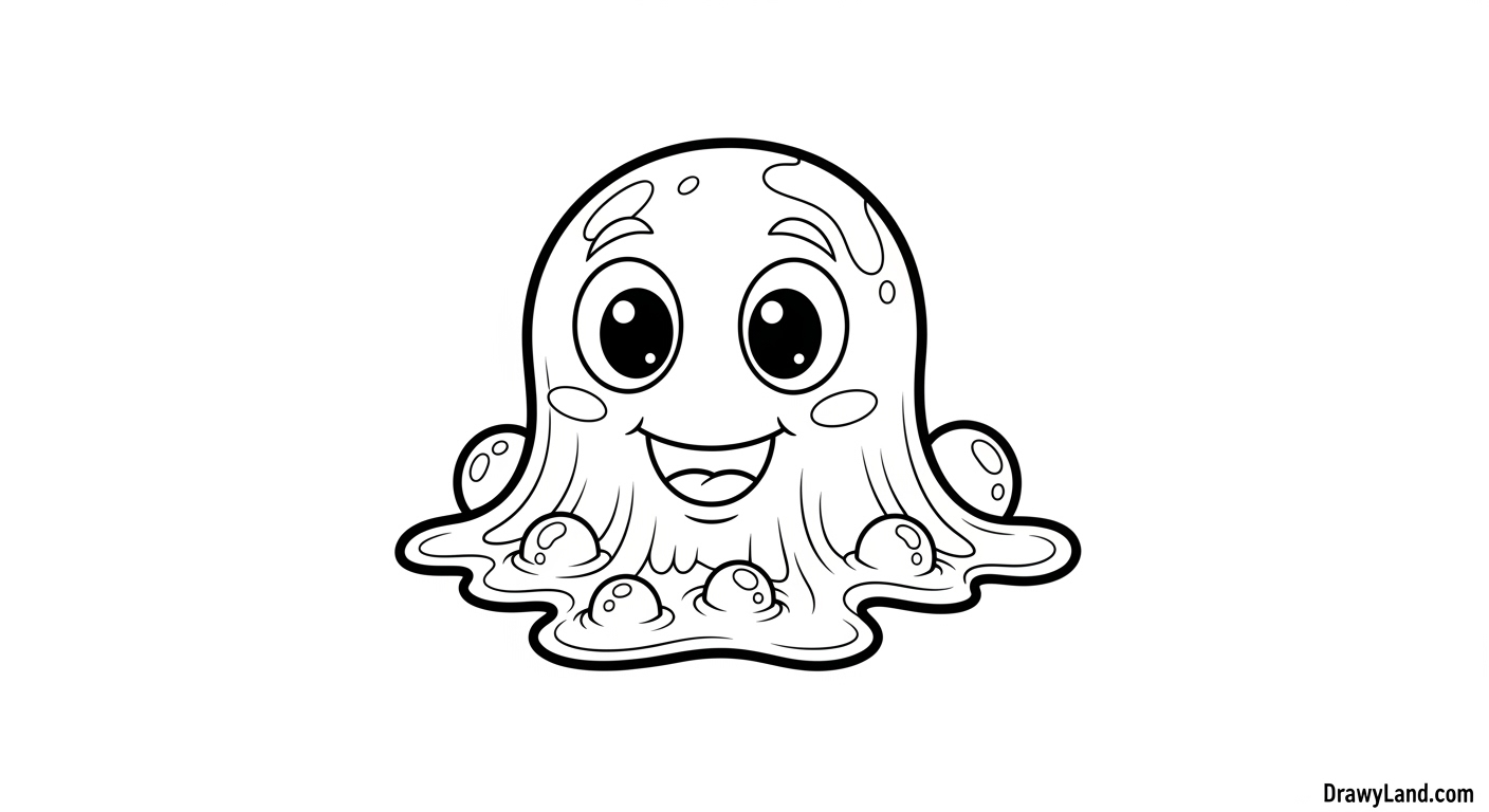 Free Printable Slime Coloring Pages for Kids a collection of printable slime coloring pages