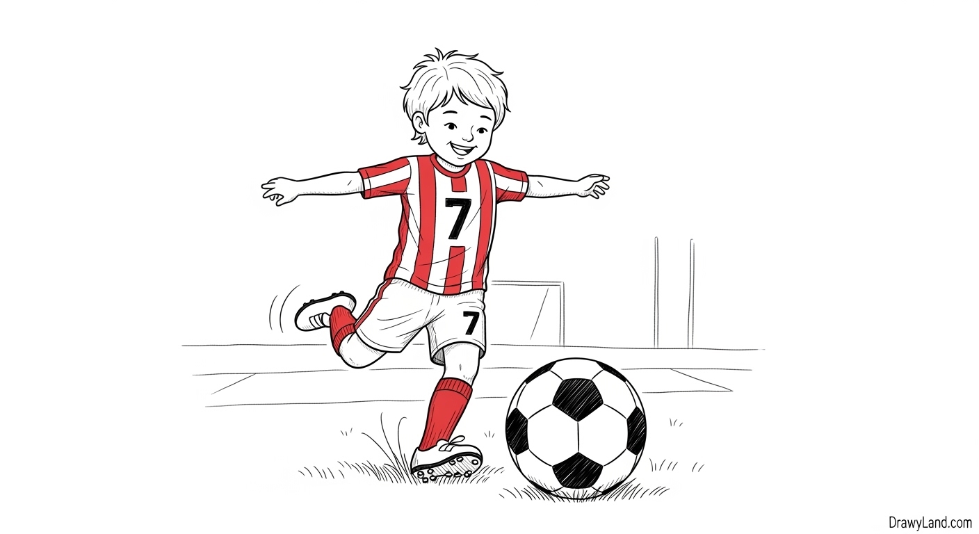 Free Printable Soccer Coloring Pages for Kids a free printable of soccer player coloring pages