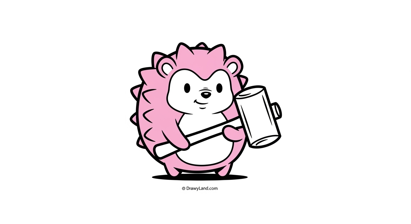 Free Printable Sonic Characters Coloring Pages Amy Rose with her hammer coloring sheet
