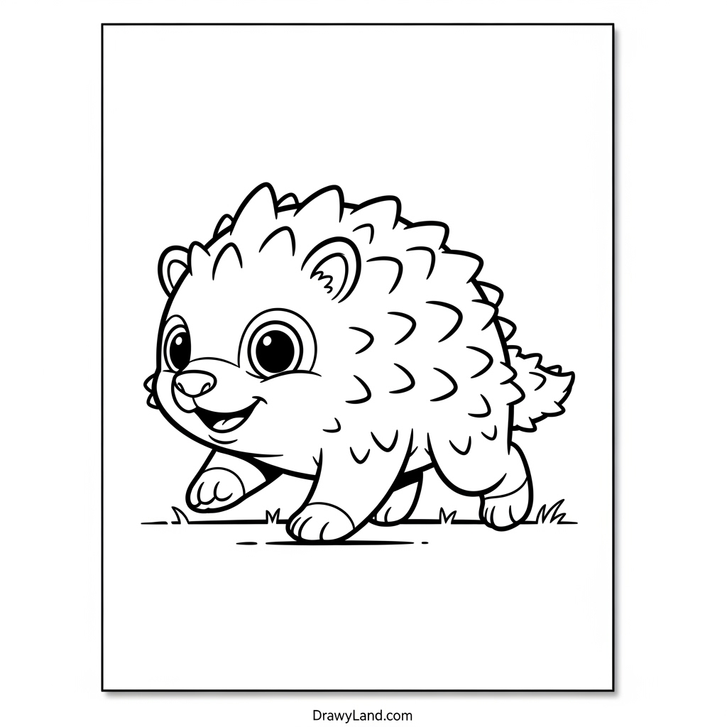 Free Printable Sonic to Color Pages for Kids knuckles the echidna from sonic to color