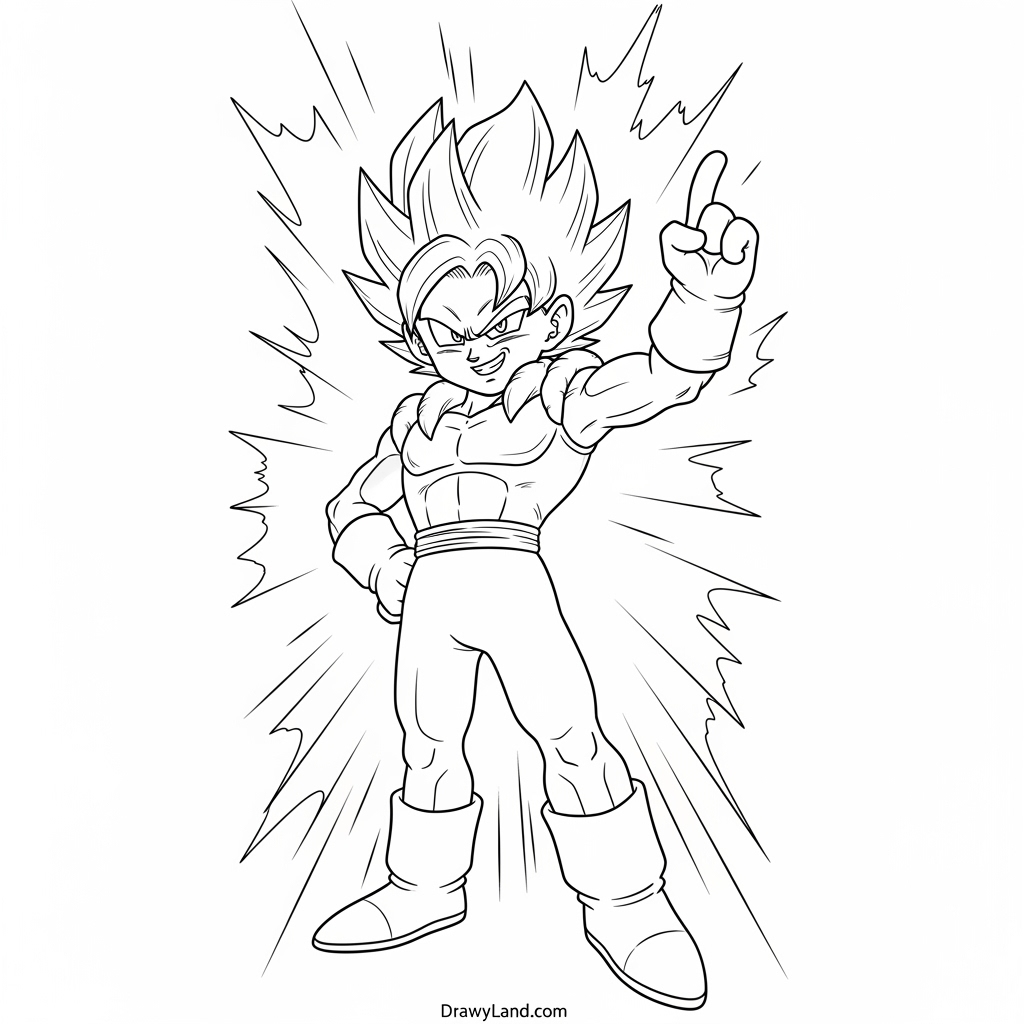 Free Printable Sonic to Color Pages for Kids super sonic to color for an epic challenge
