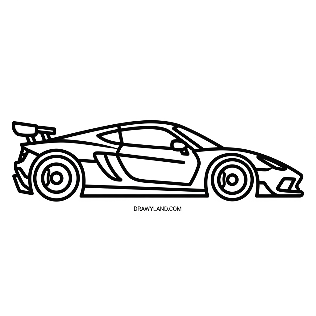 cool supercar coloring pages free download