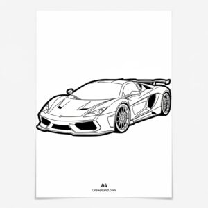 sports cars coloring pages 7