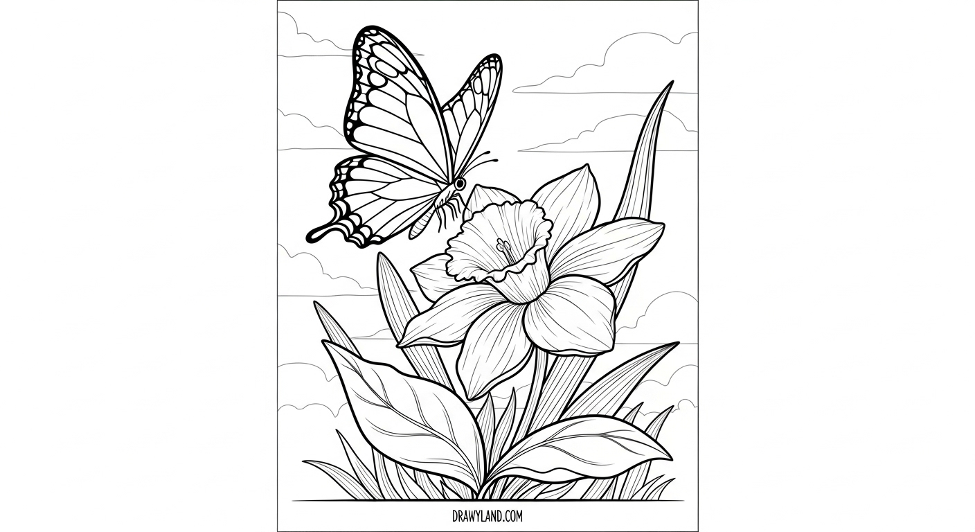 Free Spring Flower Printable Coloring Pages beautiful spring flower printable to download