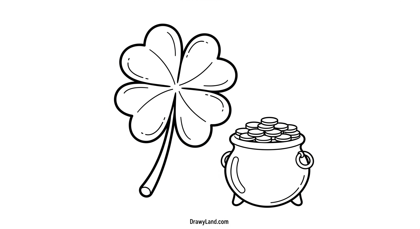 Free Printable St Patrick's Day Coloring Pages cute St. Patrick's Day gnome coloring pages