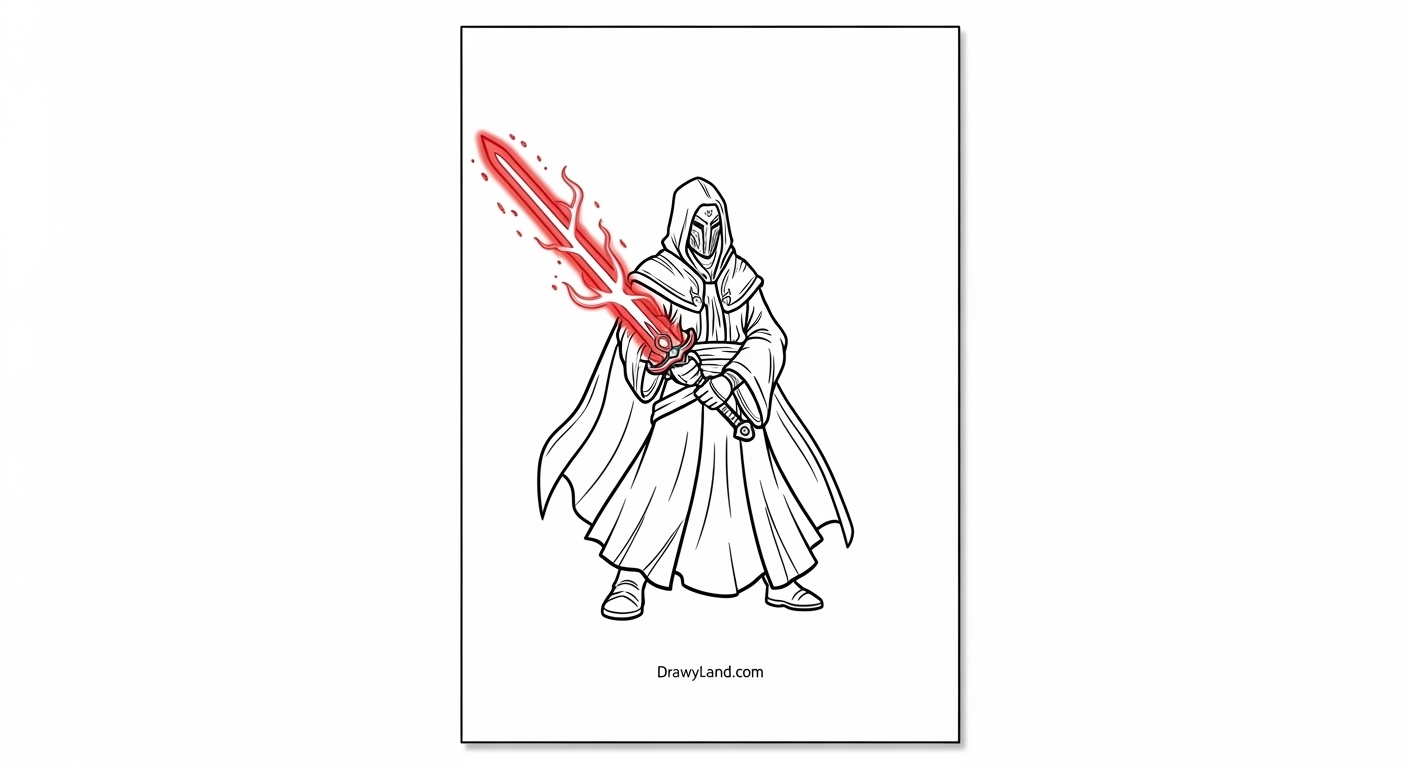 Free Printable Star Wars Coloring Pages for Kids Cute baby Yoda coloring page for toddlers to print