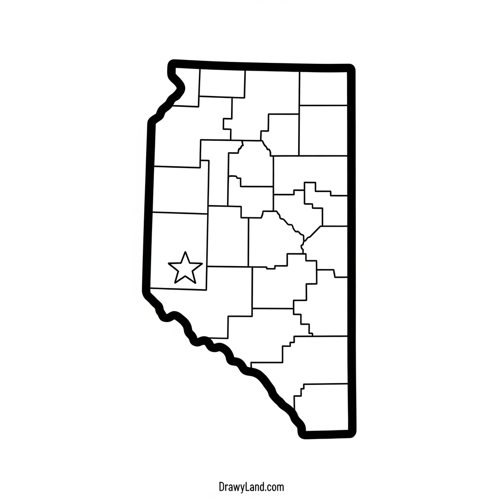 fun geography state coloring pages worksheets