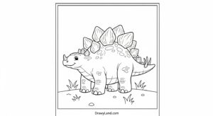 Free Printable Stegosaurus Dinosaur Coloring Pages stegosaurus dinosaur coloring pages 7