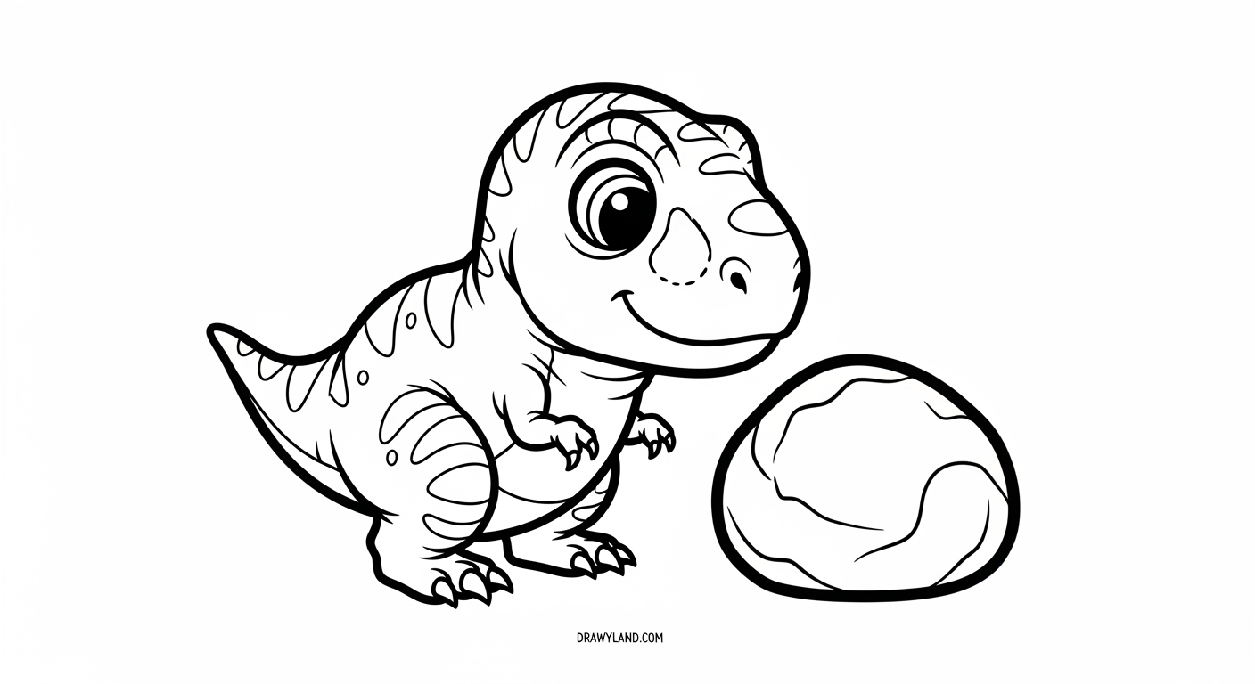 Free Printable T-Rex Coloring Pages a free printable t rex skeleton coloring page for learning