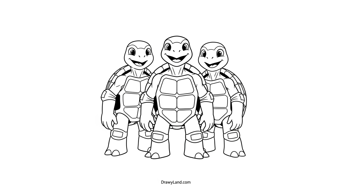 Free Printable Tales of the Teenage Mutant Ninja Turtles Coloring Sheets Donatello TMNT coloring page for kids to print