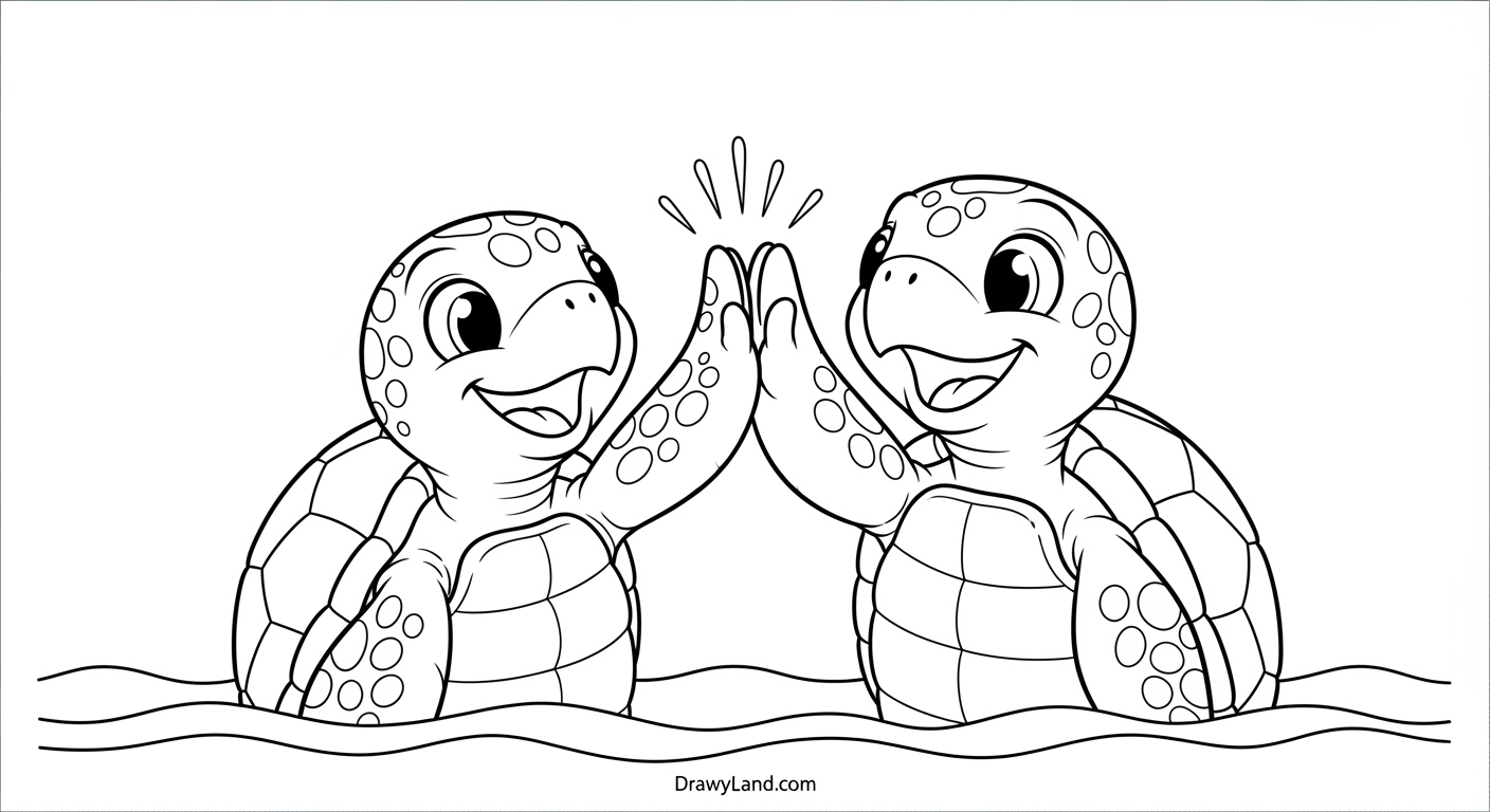 Free Printable Tales of the Teenage Mutant Ninja Turtles Coloring Sheets Easy Ninja Turtles coloring sheet for preschoolers