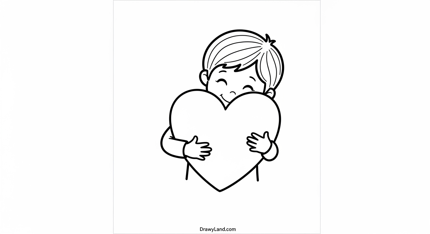 Free Printable Thank You Coloring Pages for Kids DIY thank you card made from a finished gratitude coloring sheet