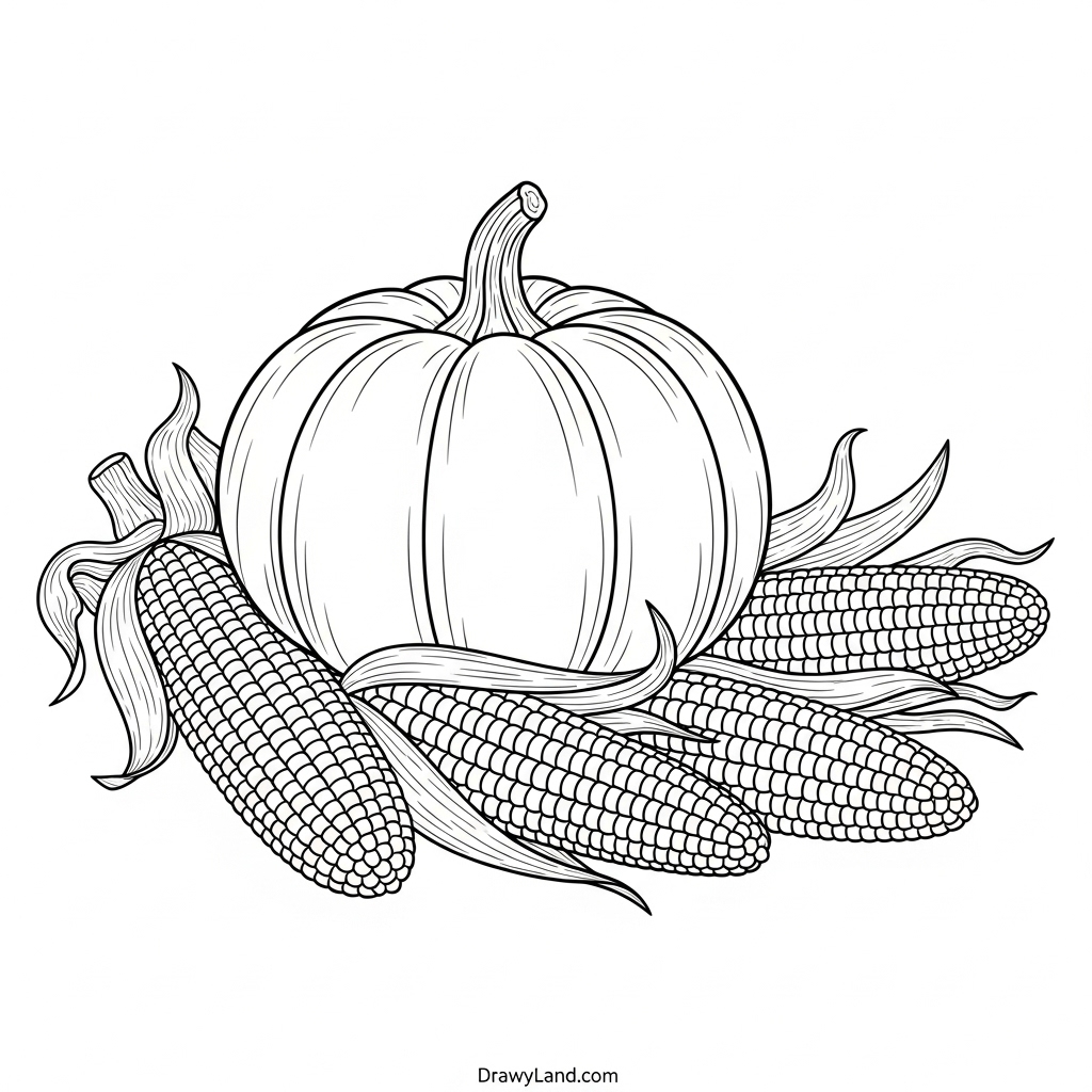 thankful coloring page 7