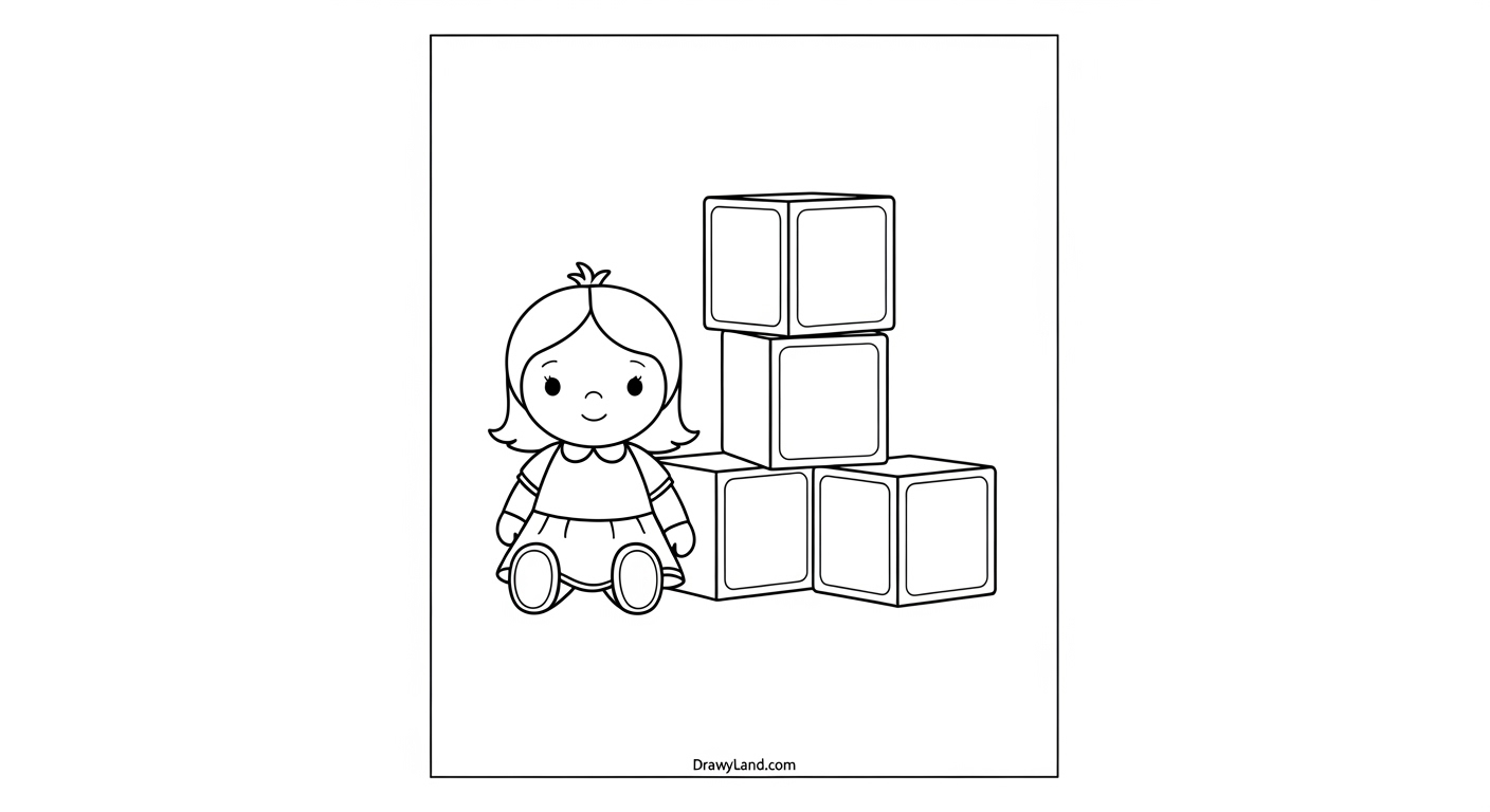 Free Printable Toys Coloring Pages for Creative Kids classic toy train coloring page for preschoolers
