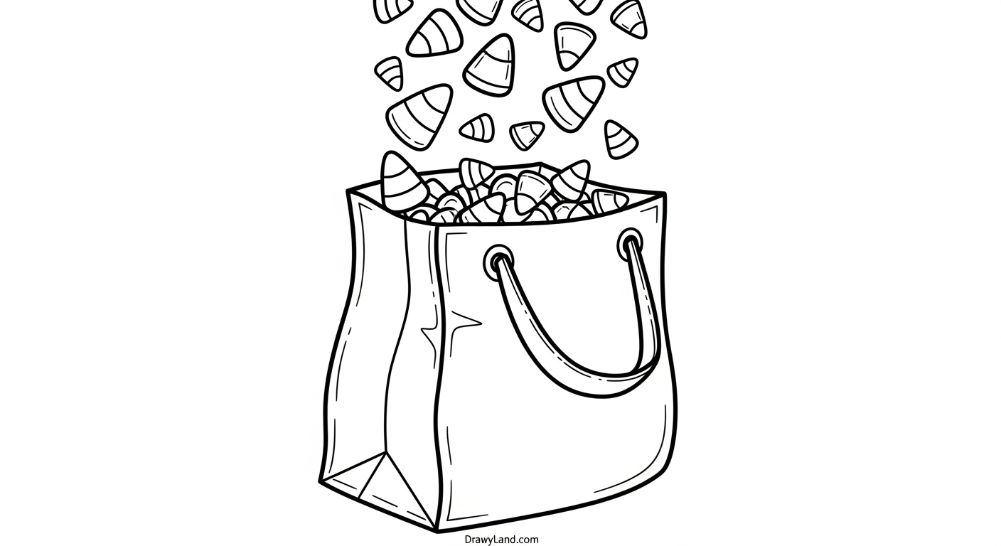 Free Printable Trick or Treat Coloring Pages A trick or treat safety rules coloring sheet for kids