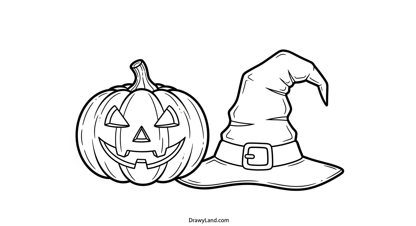 Free Printable Trick or Treat Coloring Pages Halloween trick or treat coloring pages for preschoolers