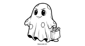 Free Printable Trick or Treat Coloring Pages trick or treat coloring pages 7