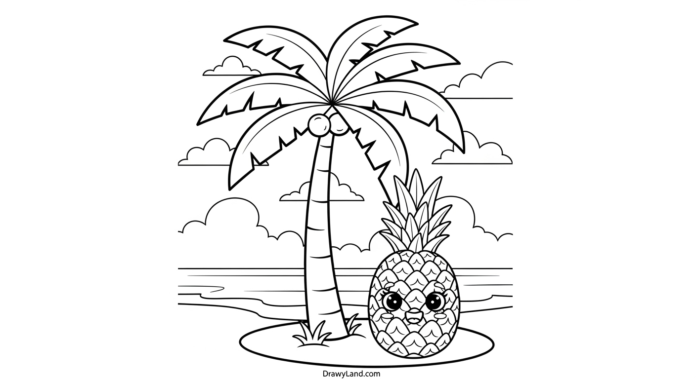 Free Printable Tropical Coloring Pages Free tropical coloring sheet of exotic orchids for kids