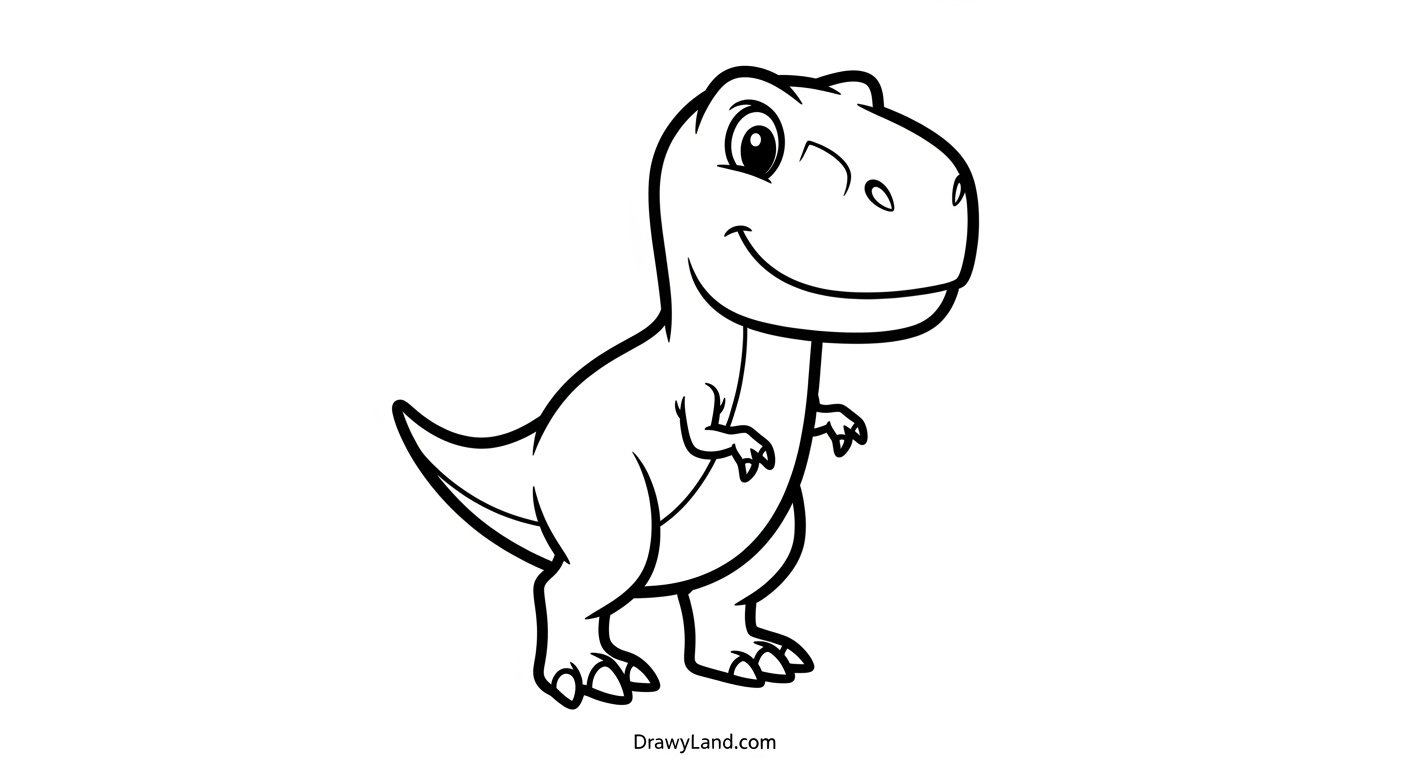 Free Printable Tyrannosaurus Rex Coloring Pages A fierce Tyrannosaurus Rex coloring page for kids
