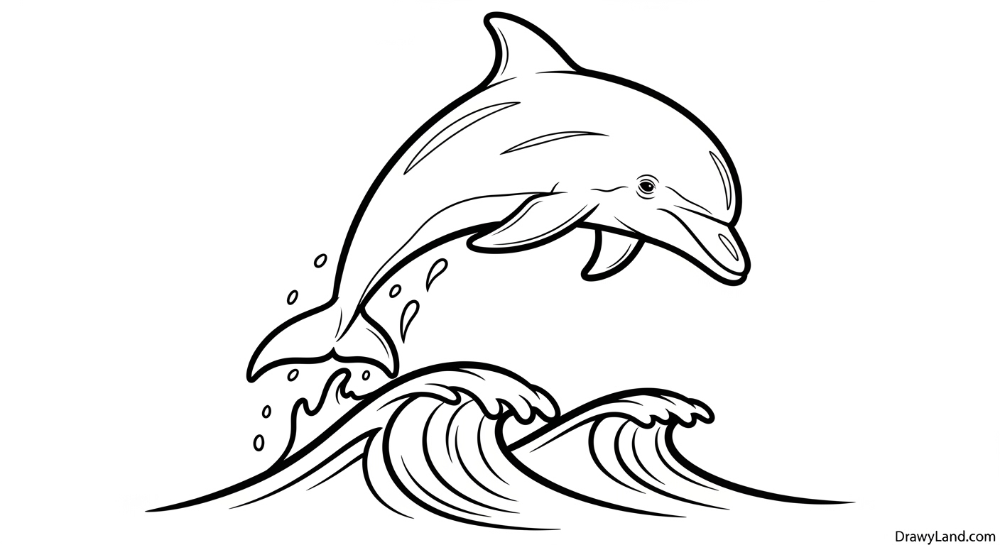 Free Printable Under the Sea Animals Coloring Pages cute dolphin and whale under the sea coloring page