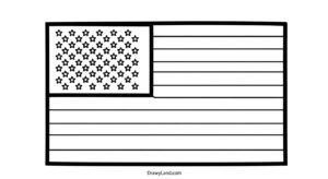 Free Printable USA Flag Coloring Page usa flag coloring page 5