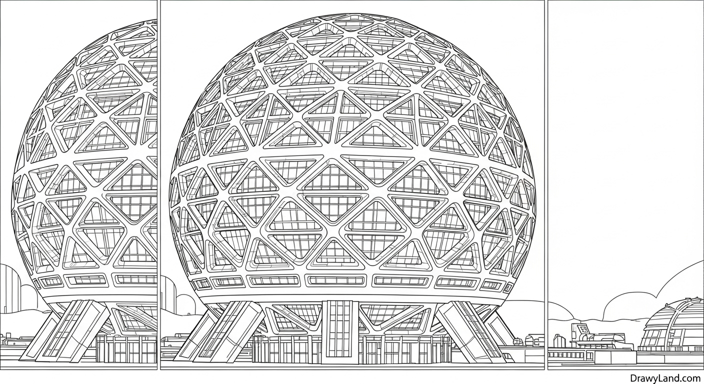 A fun Magic Kingdom coloring sheet for kids to print